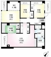 ベルエキップの間取り画像