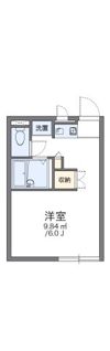 レオパレス三矢小台2000の間取り画像