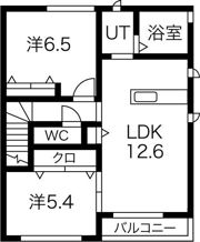 メゾンティアラの間取り画像