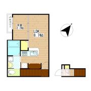 グランドール川内Ⅱの間取り画像