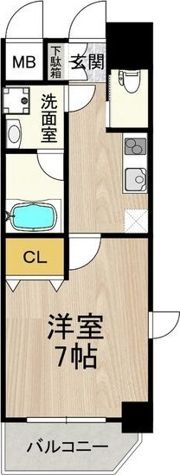 アリビオ江坂垂水町の間取り画像