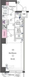 Cafe de la paix tokyoの間取り画像