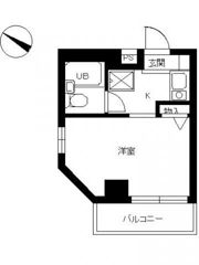 スカイコート新宿第10の間取り画像