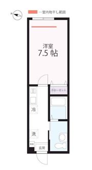 仮）ハーミットクラブハウス屏風浦 B号棟の間取り画像