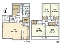 森崎戸建の間取り画像