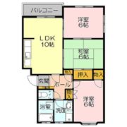 ウエストスクエアの間取り画像