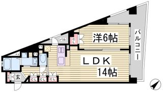 アルファレガロ神戸ウエストの間取り画像