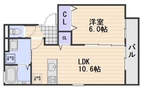 D－room福富 A棟の間取り画像