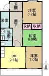 ヒバリハイツの間取り画像