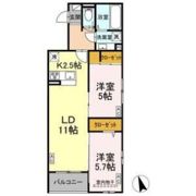 D-ROOM小田原8丁目Ⅱの間取り画像