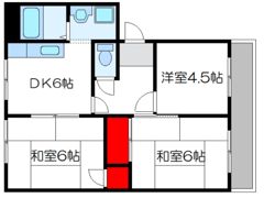 ドミール上田の間取り画像