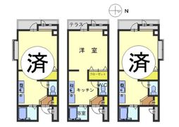 グリーンヒルズBの間取り画像