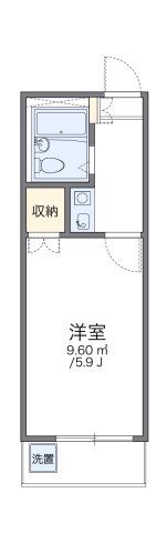 レオパレスエクセル領家の間取り画像