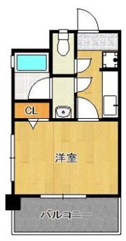 ロマネスク下到津 203号室の間取り画像