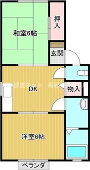 コーポサンシャインの間取り画像