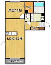 モンステラ朽網駅前の間取り画像