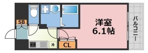 エスリード梅田グランノースの間取り画像
