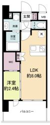 セレニテ阿波座ミラクの間取り画像