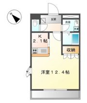 フェアリー壱の口Aの間取り画像
