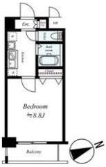 パルティール覚王山の間取り画像