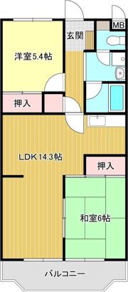ファミーユ安座の間取り画像