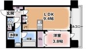 アーバネックス江坂広芝の間取り画像