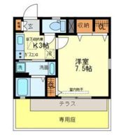 フルール岡本の間取り画像