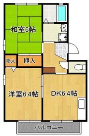 サンハイツソルトの間取り画像