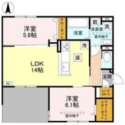D-residence下田部Bの間取り画像