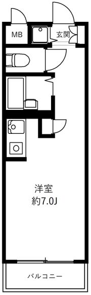 グランデージ一ツ橋の間取り画像