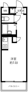 グランデージ一ツ橋の間取り画像