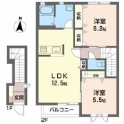 シャーメゾン ミモザの間取り画像