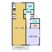 シャトル新町の間取り画像