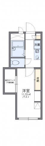 レオパレスSの間取り画像