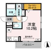 D-ROOMパルの間取り画像