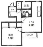 フローガふれあいの丘の間取り画像