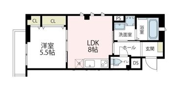エミール武蔵小杉の間取り画像