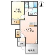 スカイヴィレッジ城南B棟の間取り画像