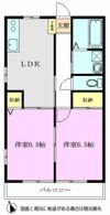 ホワイトハウスB棟の間取り画像