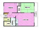 西山本ハイツの間取り画像