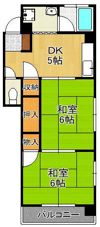 シャトー沖台の間取り画像