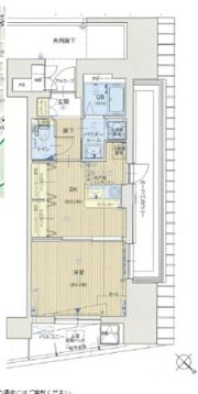 アスヴェルみなと元町 Ocean Frontの間取り画像
