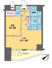 カスタリア北上野の間取り画像
