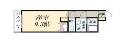 朝日プラザ岡山サウスフロントの間取り画像