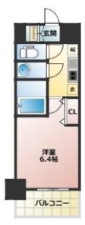 プレサンス淡路駅前の間取り画像