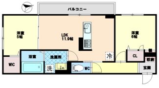 エムフルージュの間取り画像