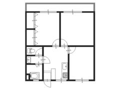 フォレストサイド戸坂の間取り画像