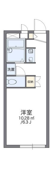 レオパレスクレールJ・Kの間取り画像