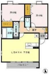 フロール Cの間取り画像