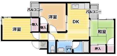 ハイツキュービックの間取り画像